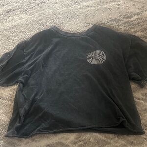 Kids Black Graphic T-Shirt